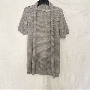 Silver Knit Cardigan
